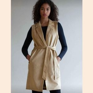 Aritzia Babaton Vest in Tuscan Olive Colour